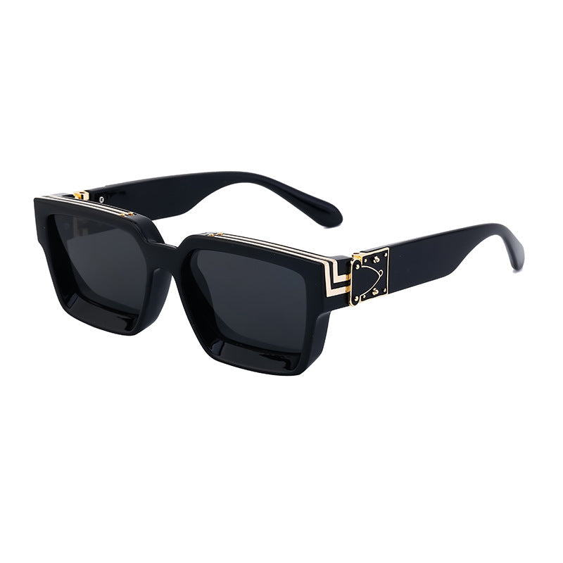 Millionaire Style Sunglasses Men Fashion Trendy Sunglasses Women High-End Square Frame Sunglasses - OMYGOODS