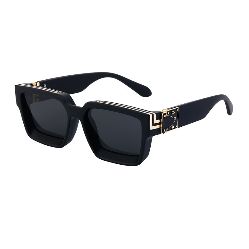 Millionaire Style Sunglasses Men Fashion Trendy Sunglasses Women High-End Square Frame Sunglasses - OMYGOODS