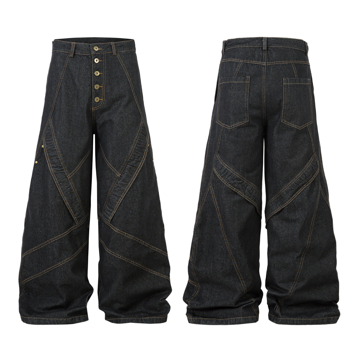 Minimal Panel Cut | Baggy Jeans - OMYGOODS