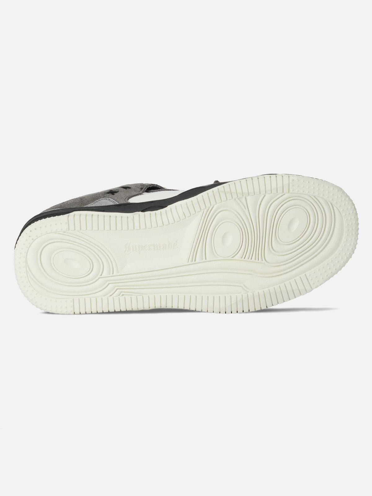 Omygoods Monochrome Shadowwave Heavy-Duty Street Sneakers
