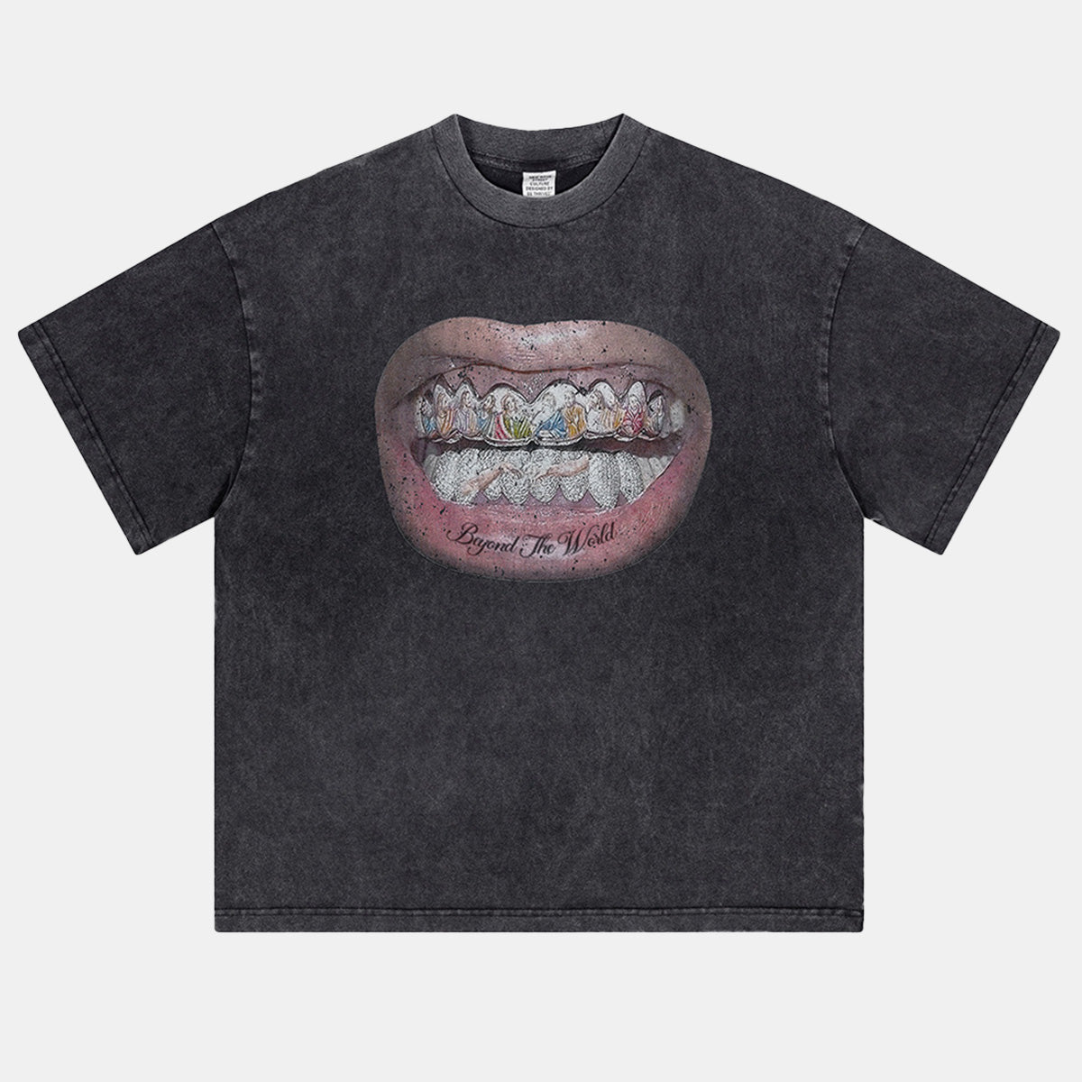 Mouth Graphic Print | Hip Hop T-Shirt - OMYGOODS
