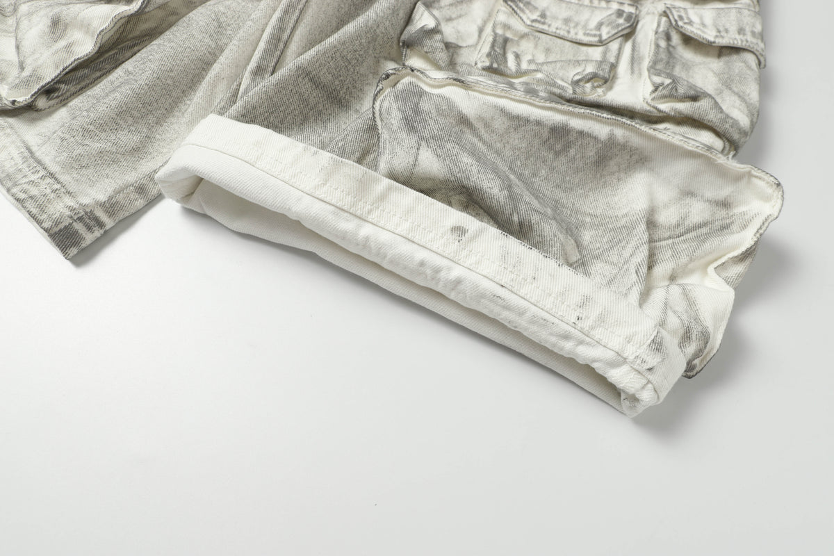 Multi-Pocket | Washed Cargo Shorts - OMYGOODS