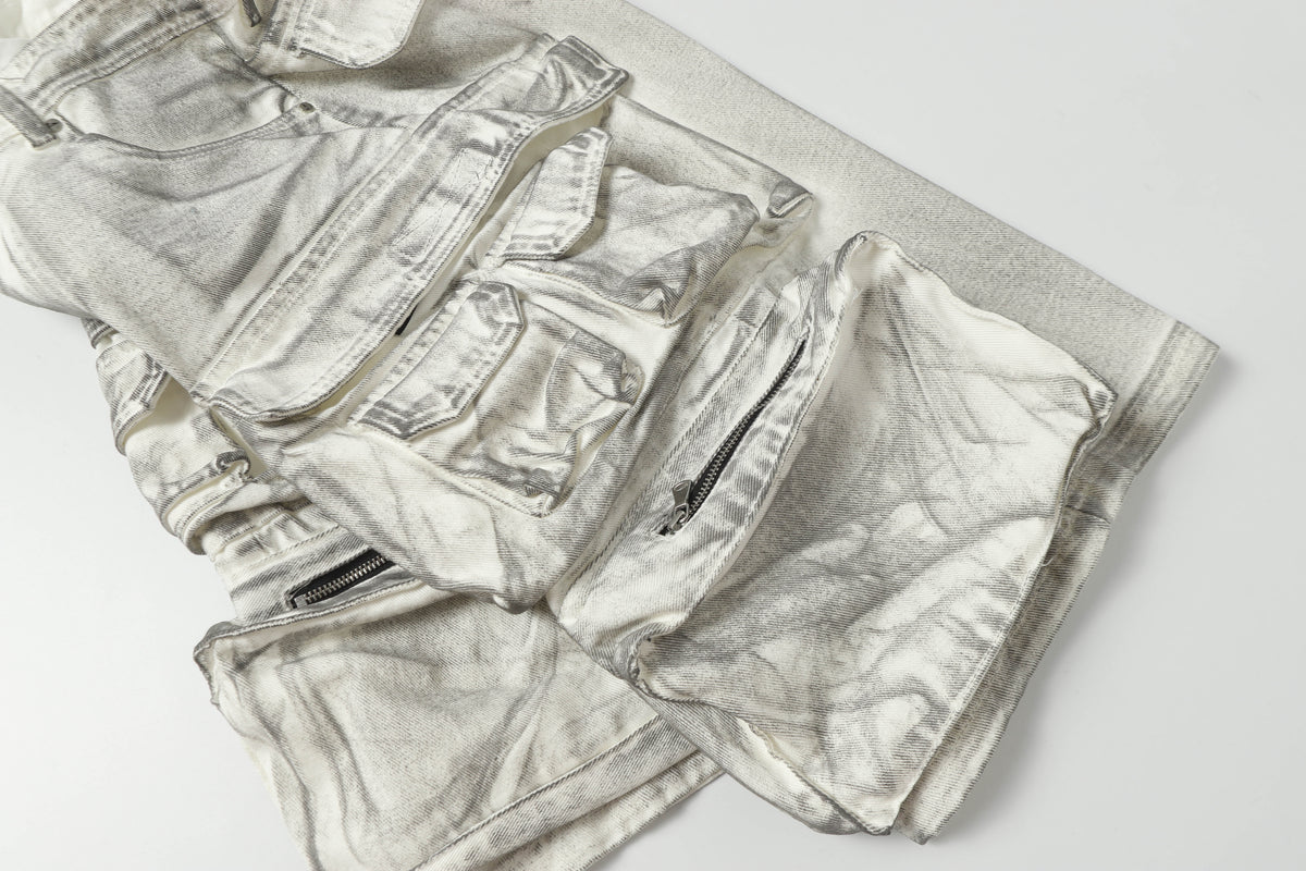Multi-Pocket | Washed Cargo Shorts - OMYGOODS