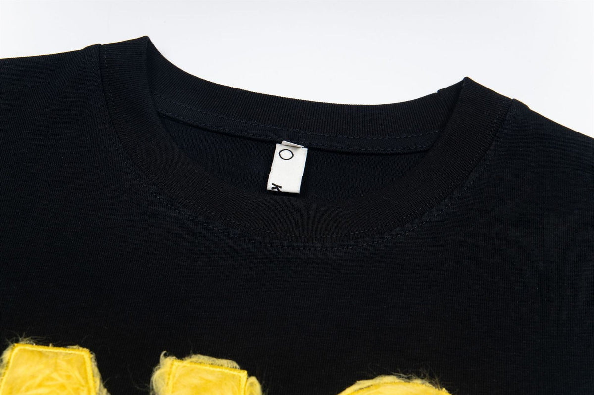 NO MADE | Patch Embroidered T-shirt - OMYGOODS