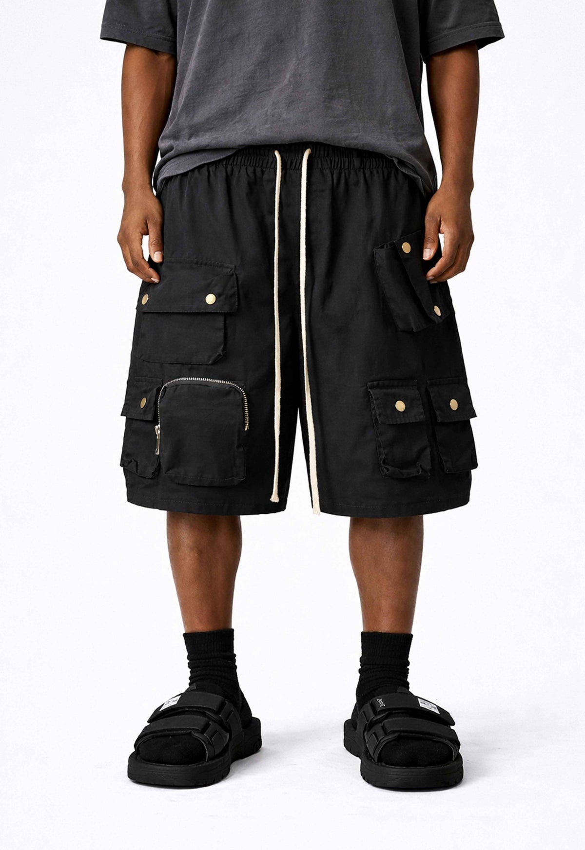 NOIR MULTI CARGO SHORTS