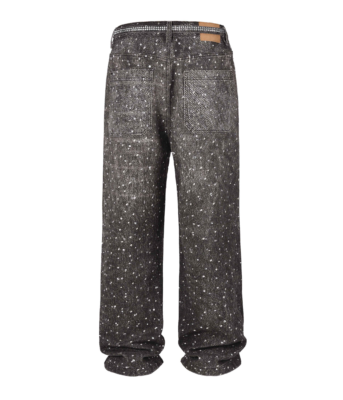 NOIR RHINESTONE DENIM (UNISEX)