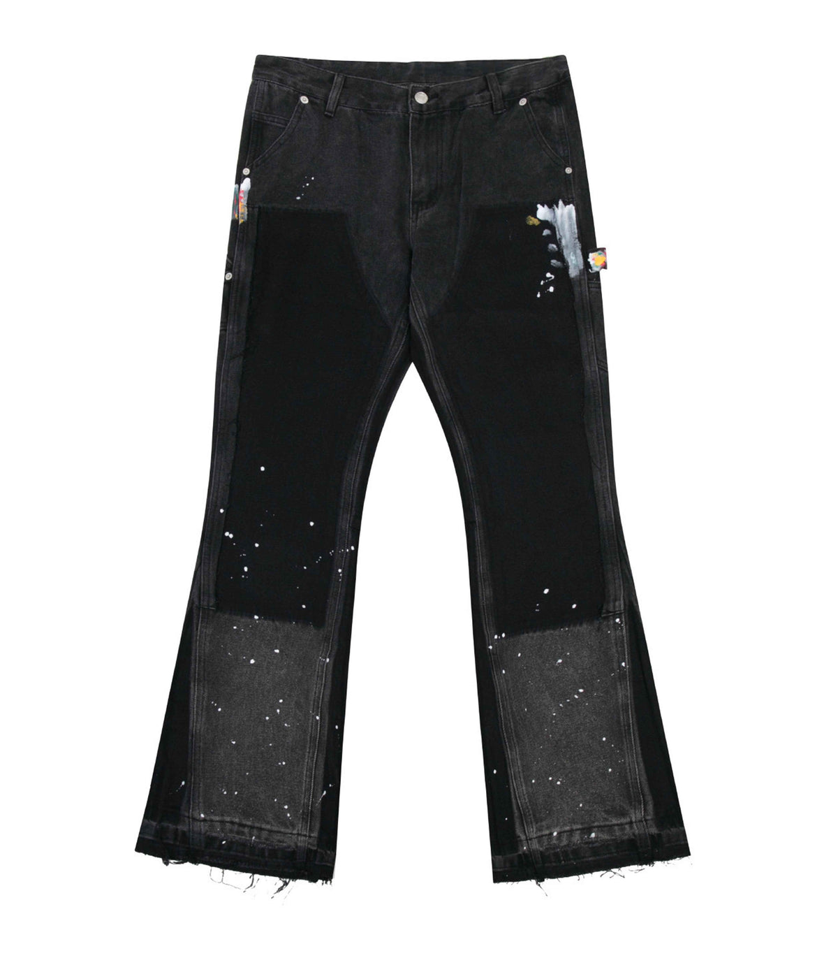 NOIR SPLIT PAINTERS DENIM