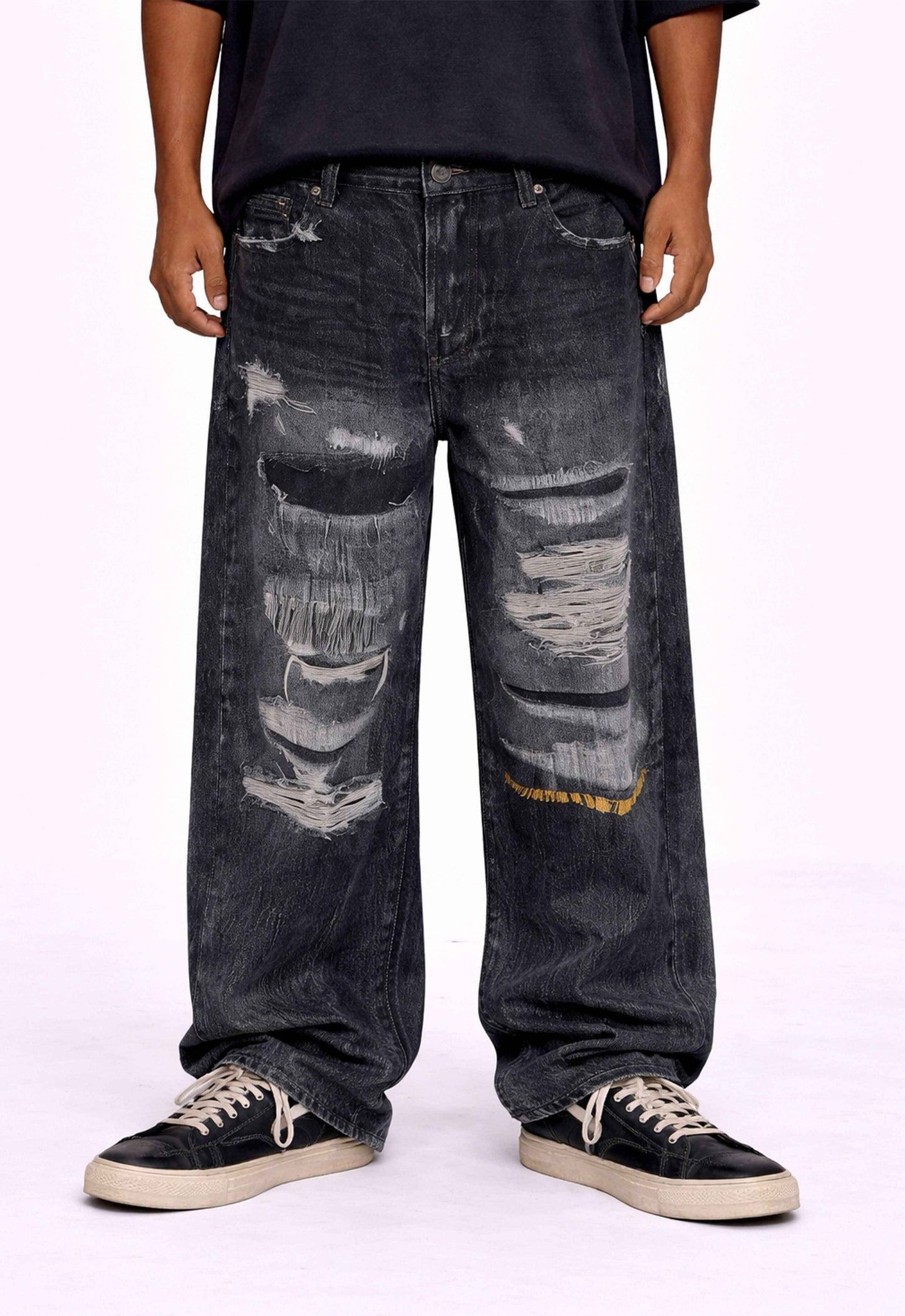 WIDEBOY SUTURE DENIM