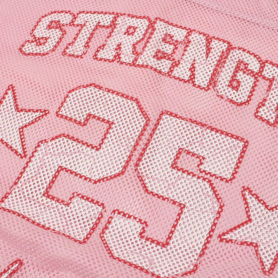 Oversized Mesh Streetwear T-shirts - OMYGOODS