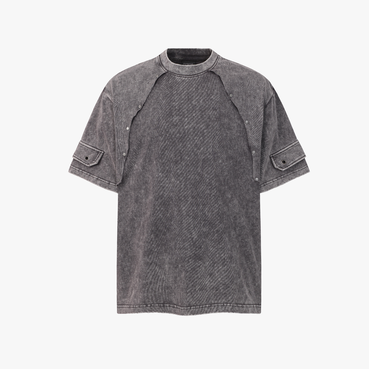 Panel Cotton Stitch T-Shirt - OMYGOODS