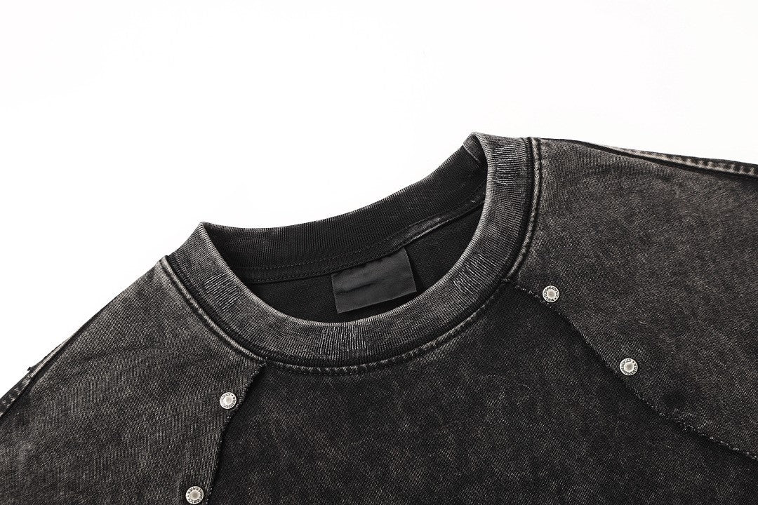 Panel Cotton Stitch T-Shirt - OMYGOODS