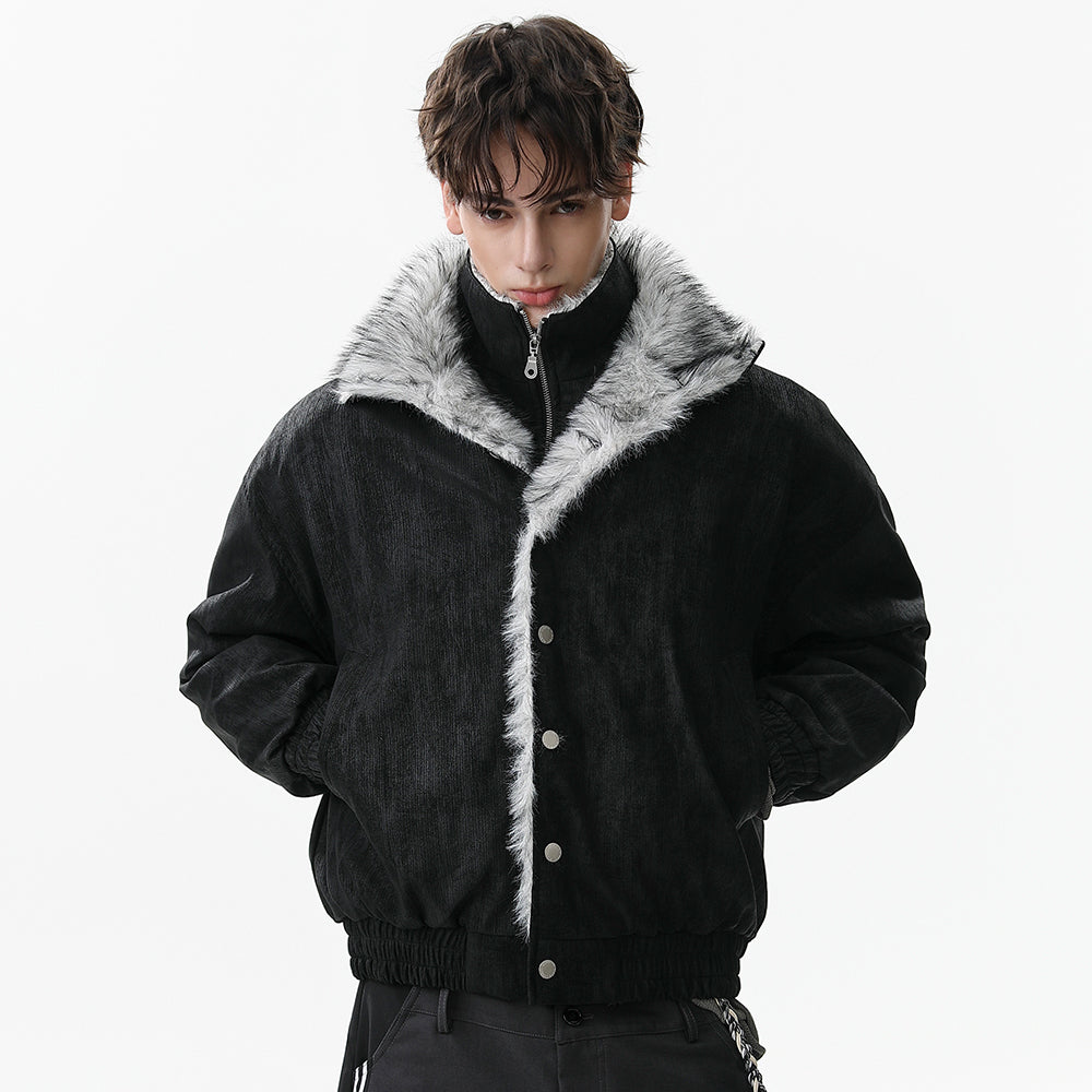 Patchwork Fur | Winter Stand Jacket - OMYGOODS