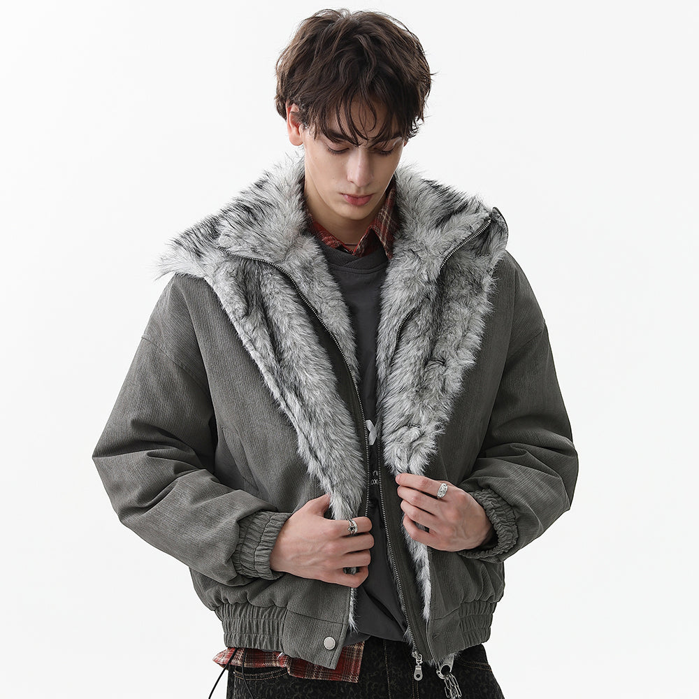 Patchwork Fur | Winter Stand Jacket - OMYGOODS