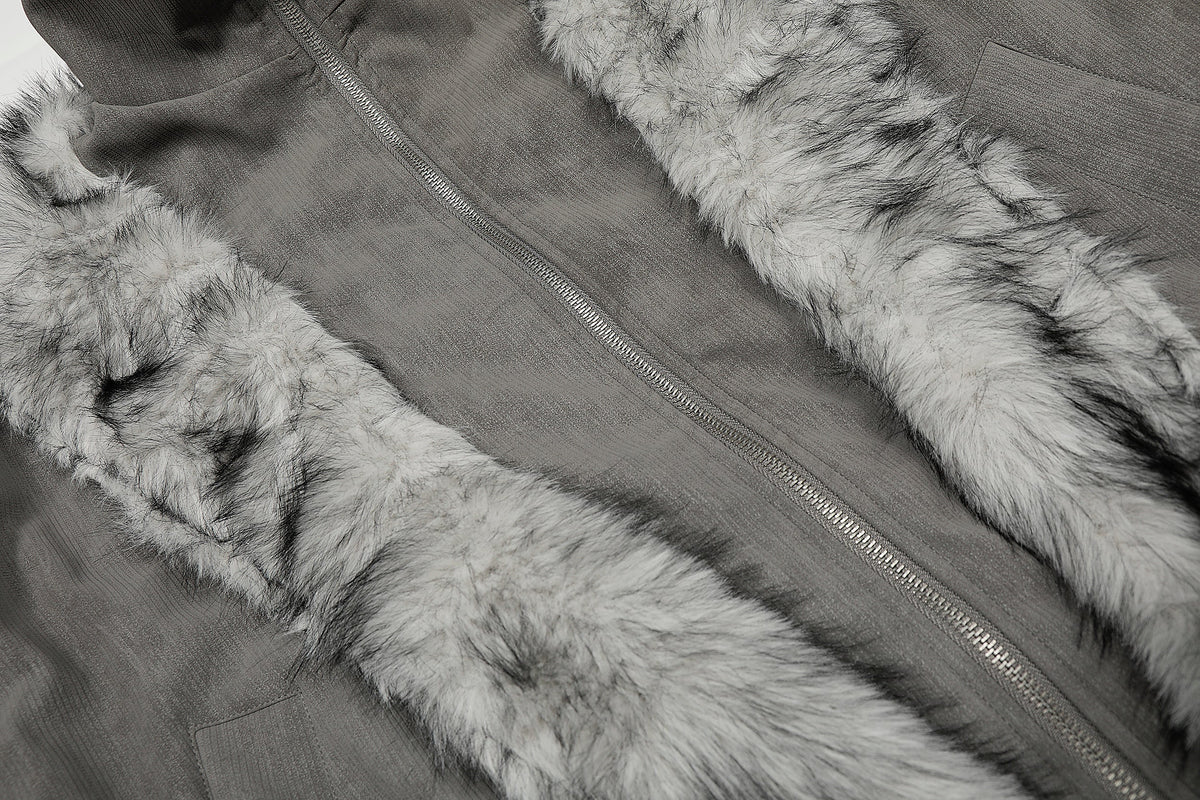 Patchwork Fur | Winter Stand Jacket - OMYGOODS