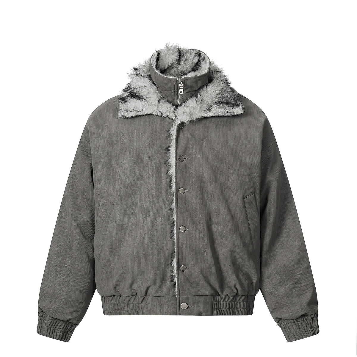 Patchwork Fur | Winter Stand Jacket - OMYGOODS