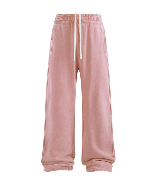 PEACH OVER-DYE SWEATPANTS