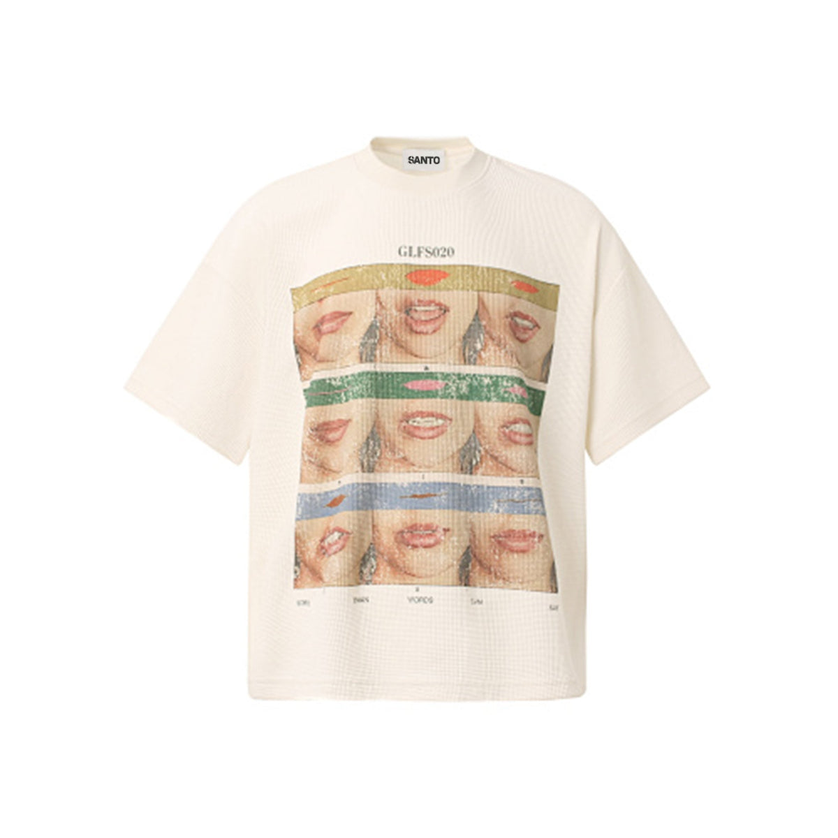 Pop Art Lip Print Graphic T-Shirt - OMYGOODS