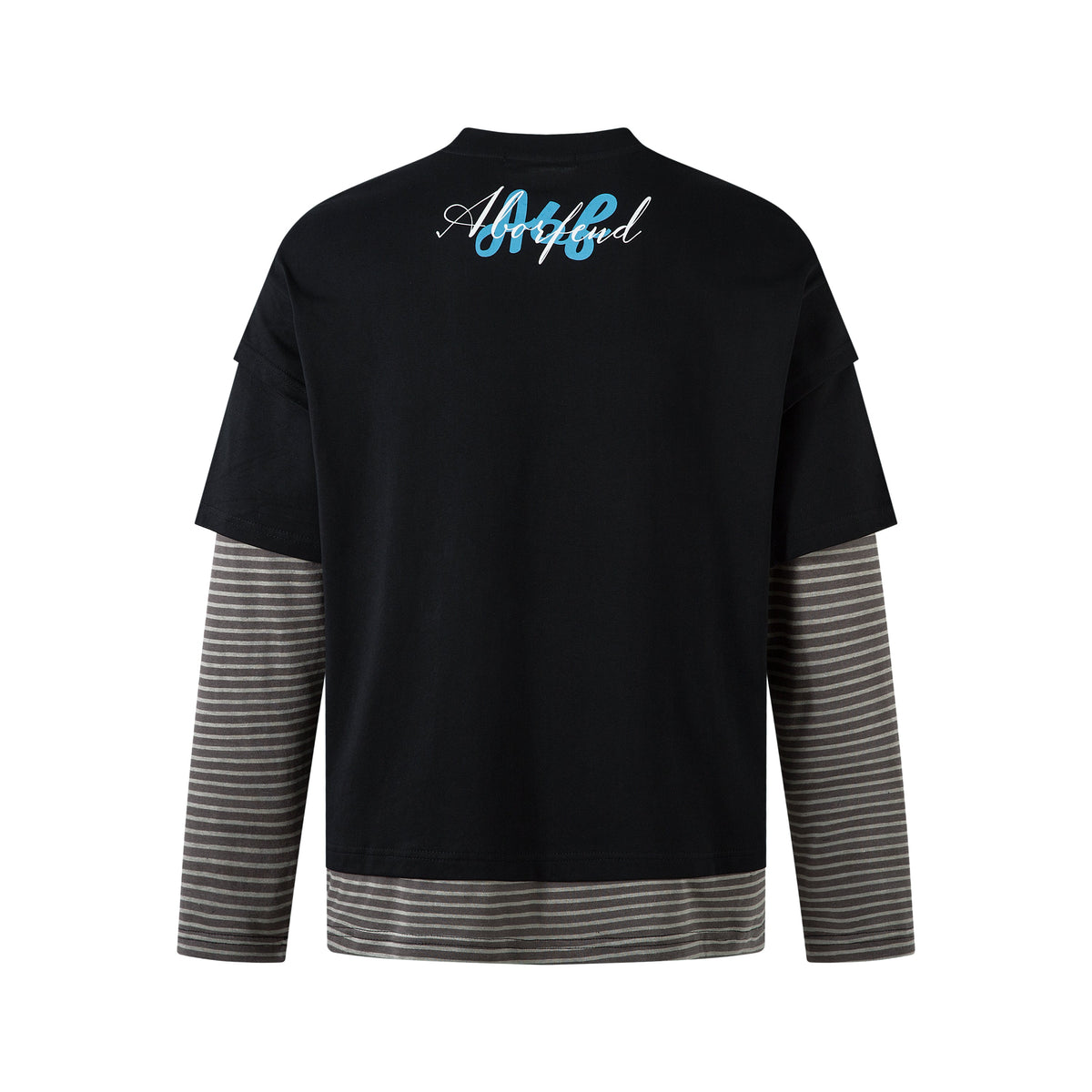 Punk Letters Patchwork | Stripe Sweatshirt - OMYGOODS