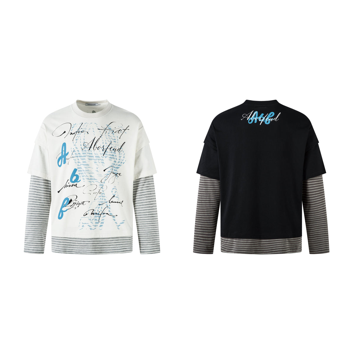 Punk Letters Patchwork | Stripe Sweatshirt - OMYGOODS