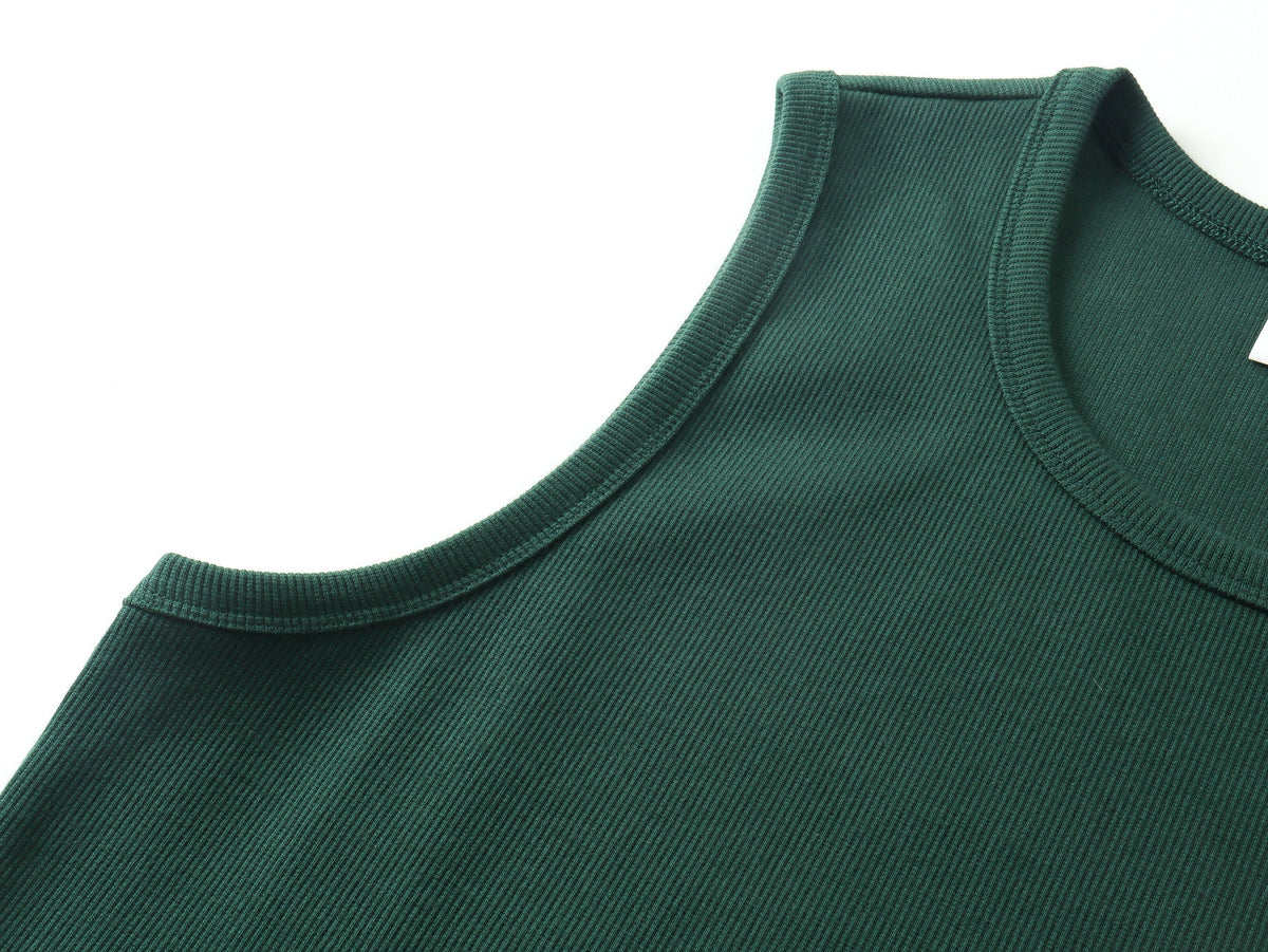 Pure Form | Ribbed Sleeveless Tank - OMYGOODS