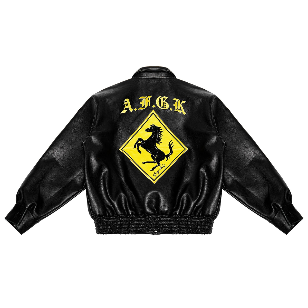 Racing | Retro Leather Jacket - OMYGOODS