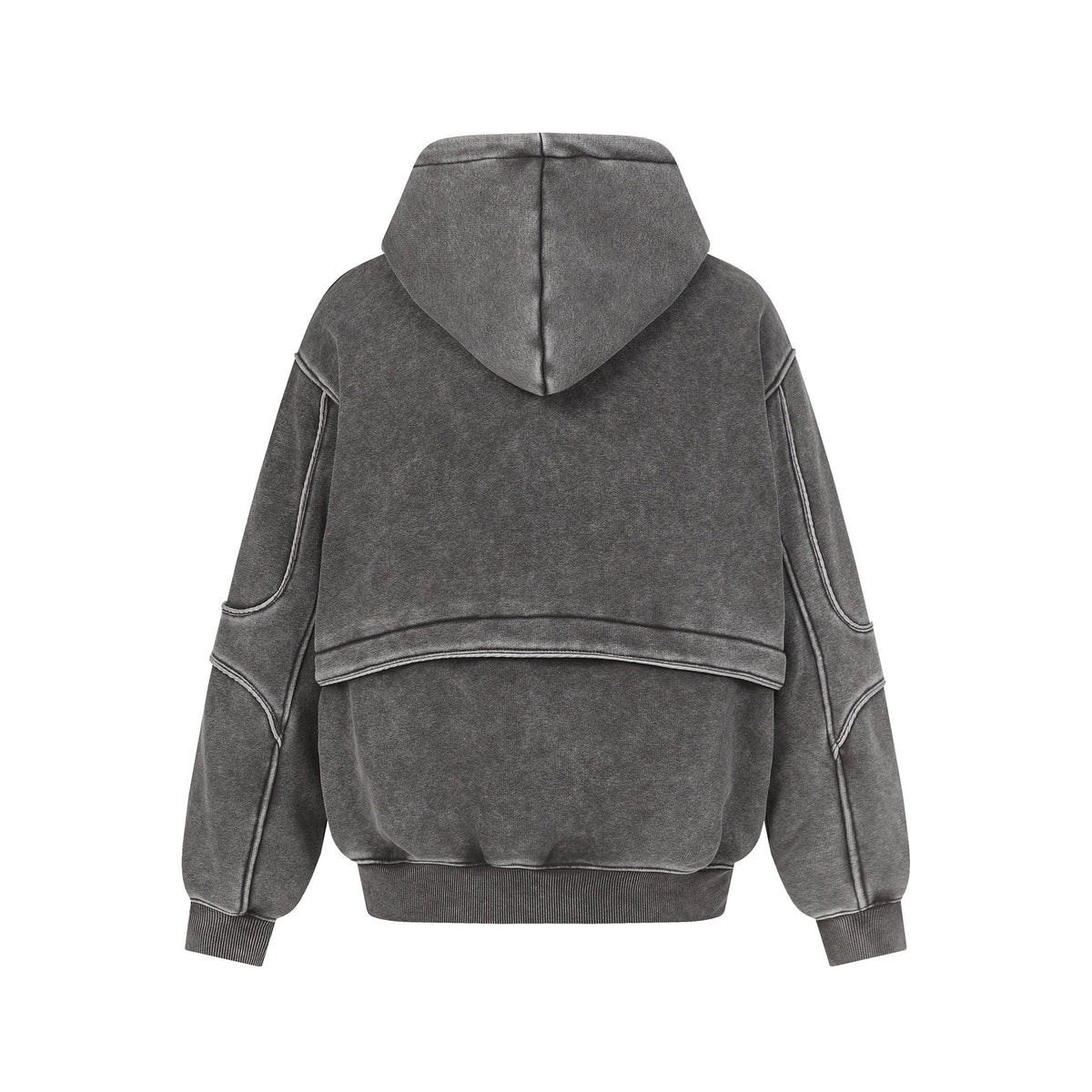 Retro Deconstructed | Patchwork Washed Hoodie - OMYGOODS