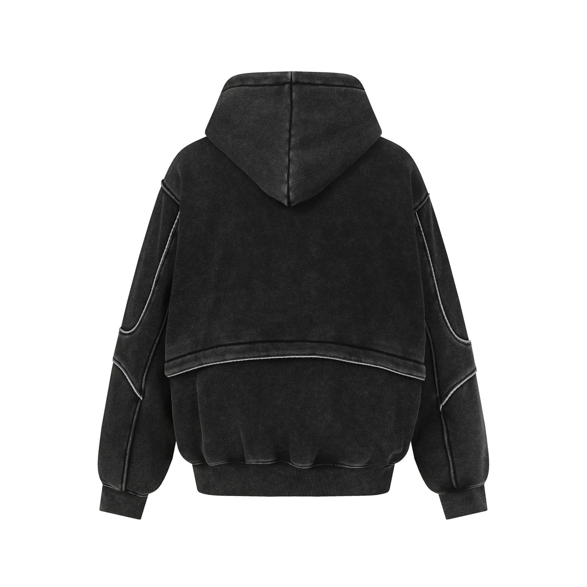 Retro Deconstructed | Patchwork Washed Hoodie - OMYGOODS