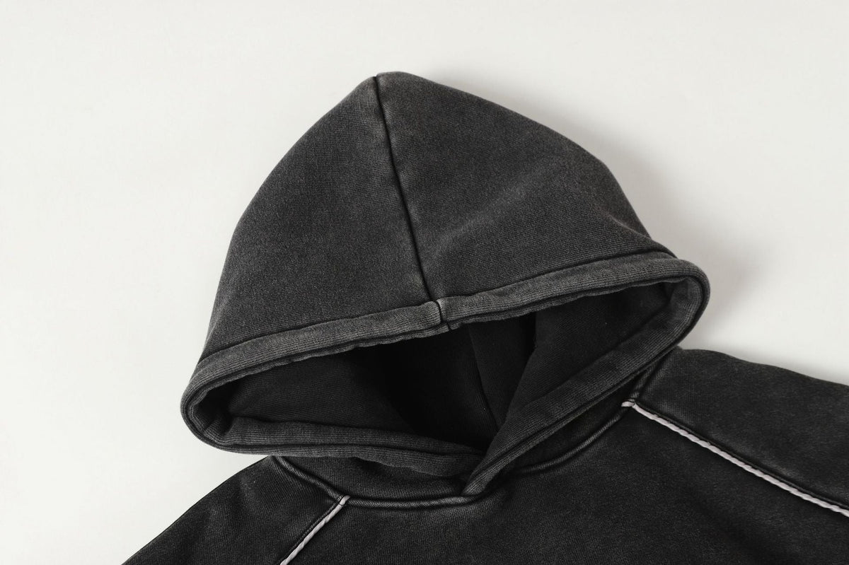 Retro Deconstructed | Patchwork Washed Hoodie - OMYGOODS