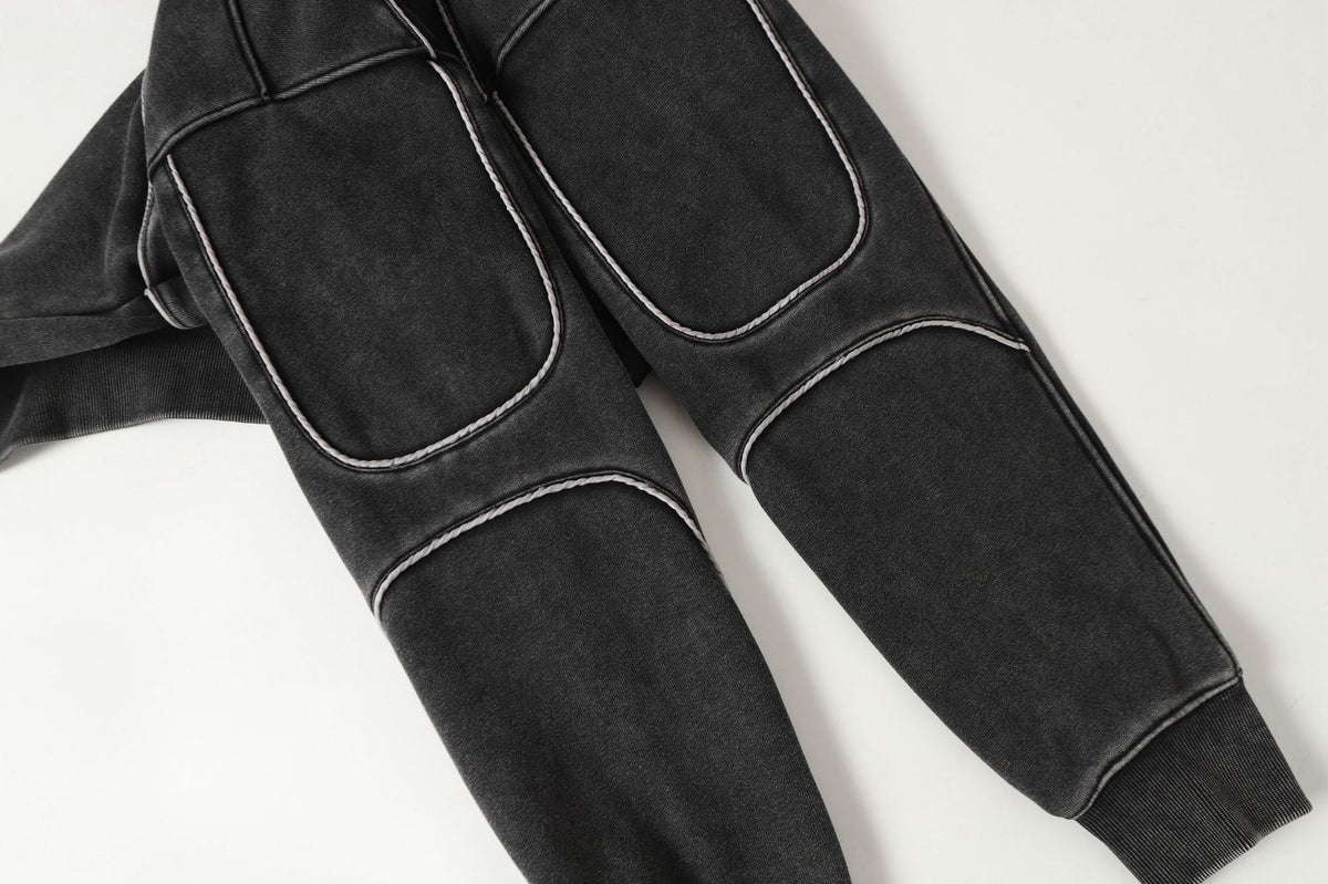 Retro Deconstructed | Patchwork Washed Hoodie - OMYGOODS