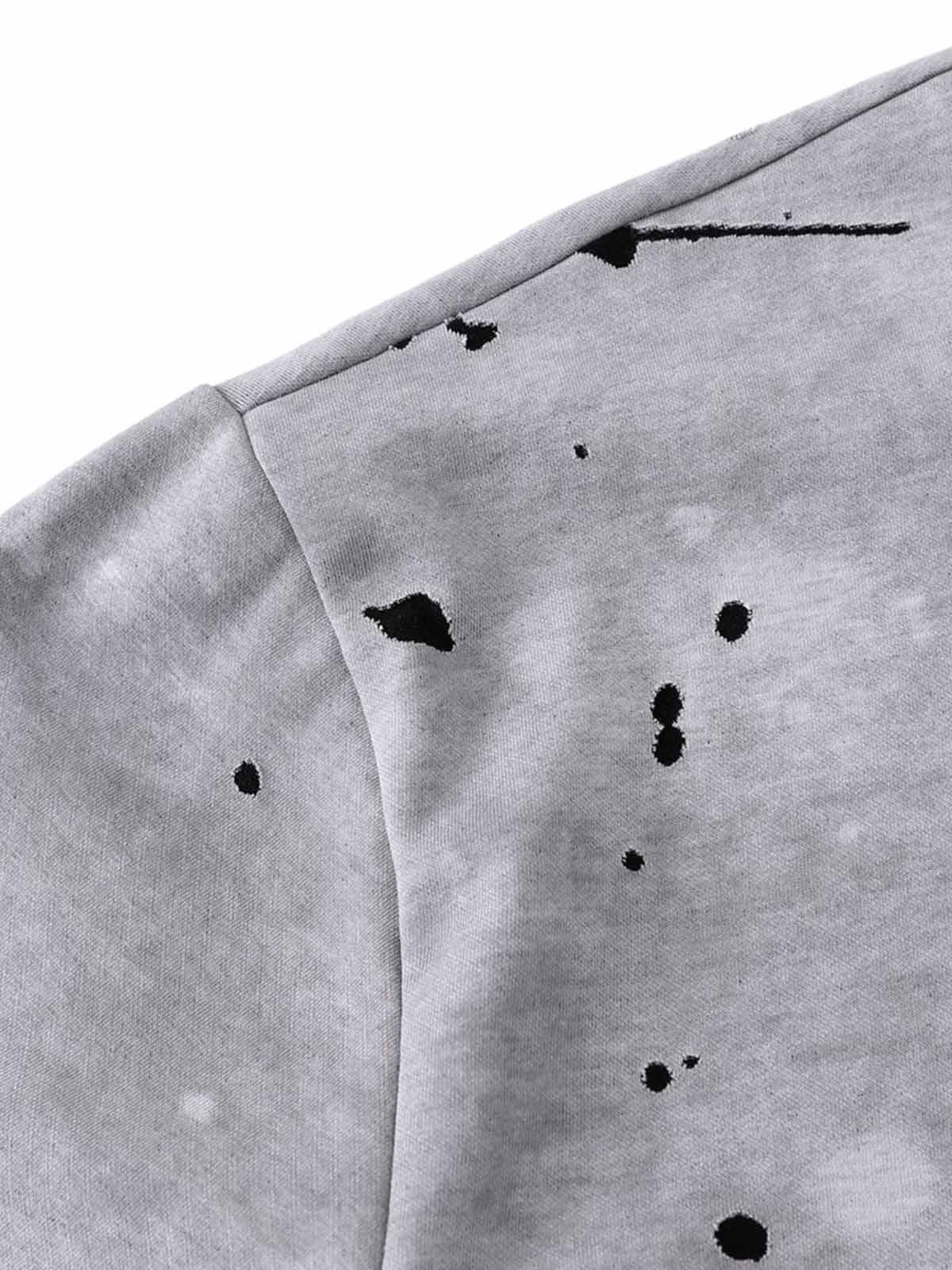 Omygoods Retro Ink Splash T-Shirt