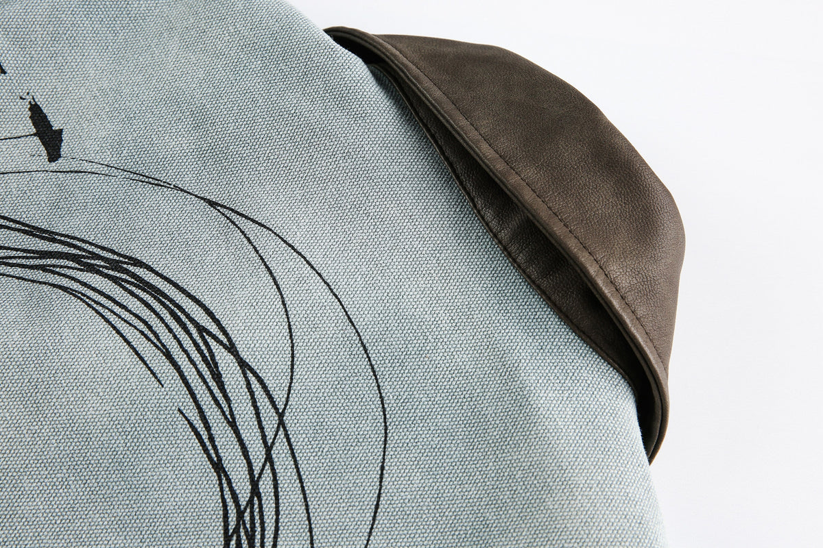 Retro Sketch Print | Detroit Jacket - OMYGOODS