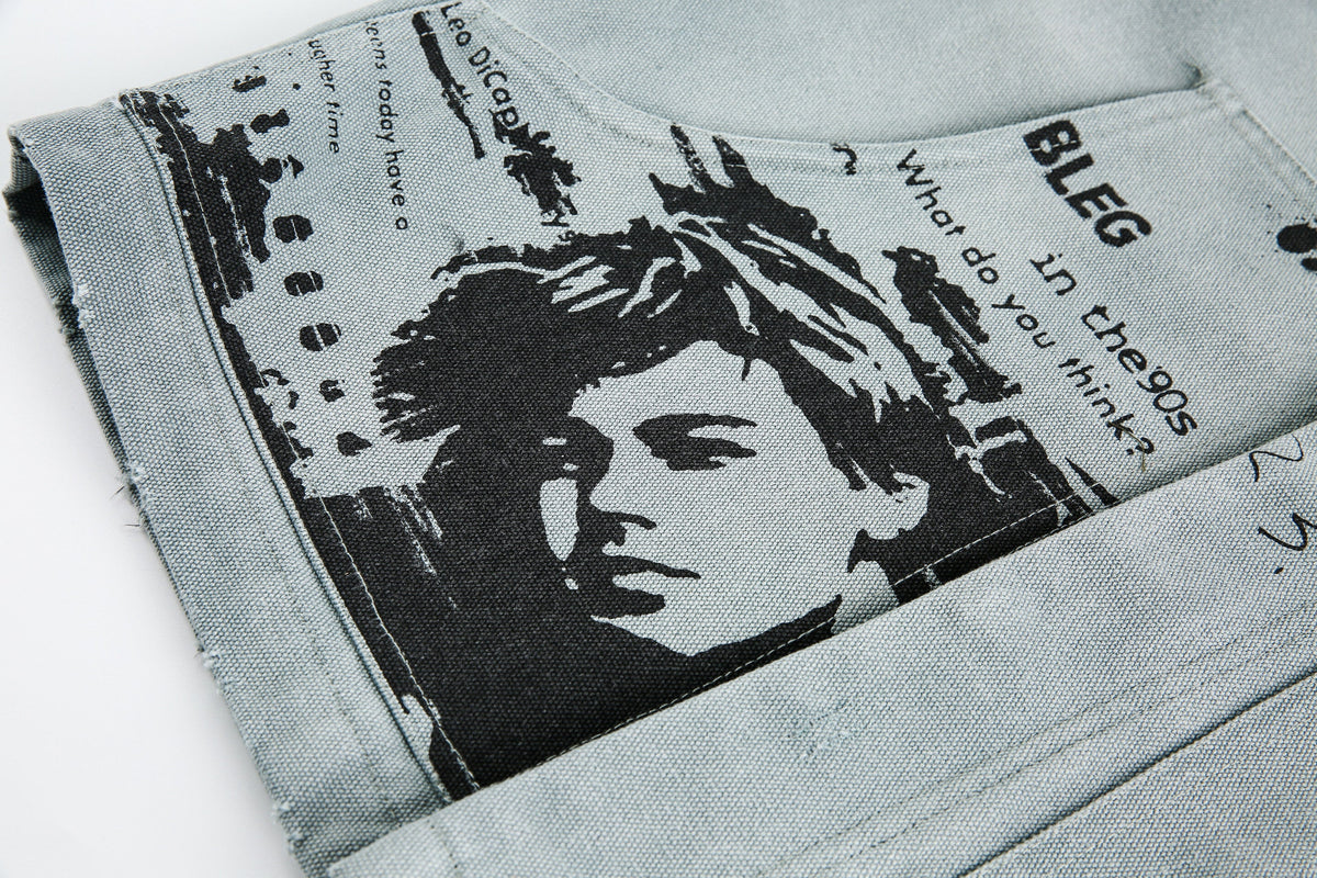 Retro Sketch Print | Detroit Jacket - OMYGOODS