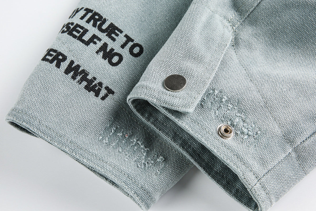 Retro Sketch Print | Detroit Jacket - OMYGOODS