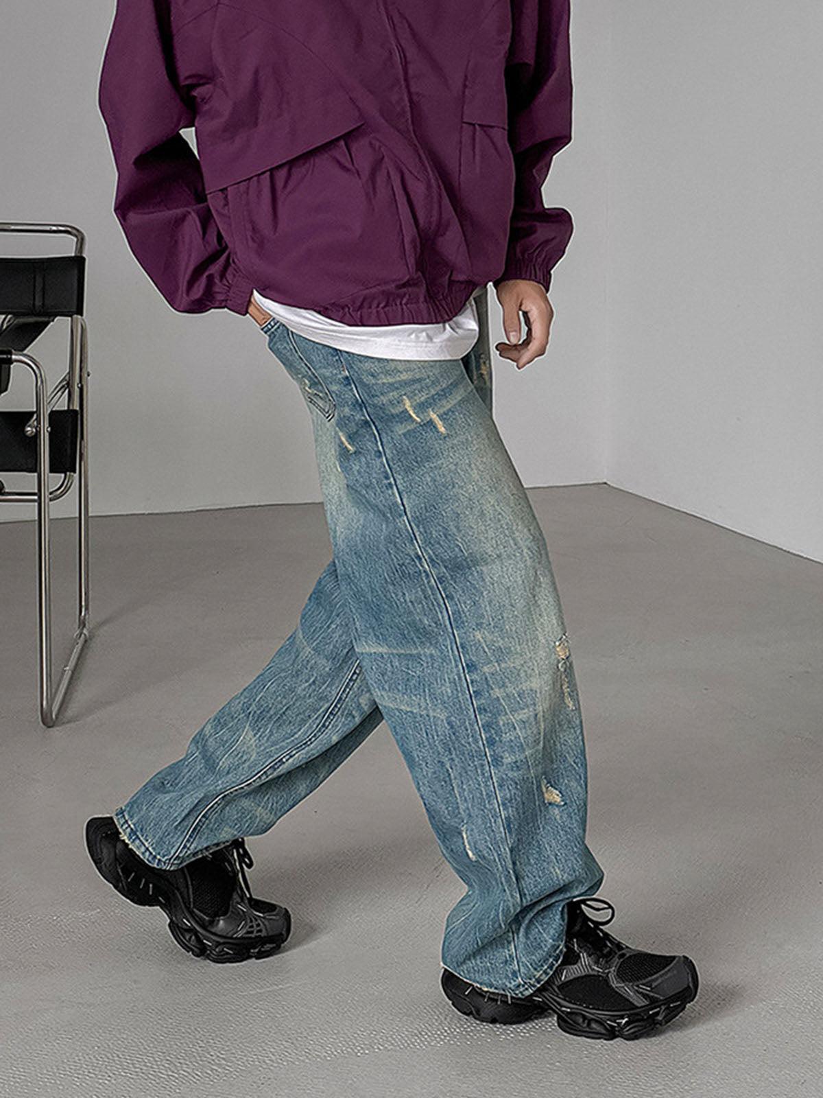 Omygoods Retro Stapler Chunky Sneakers