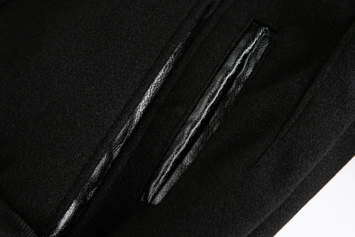Retro Streetwear Outerwear | Vintage Leather Bomber Jacket - OMYGOODS