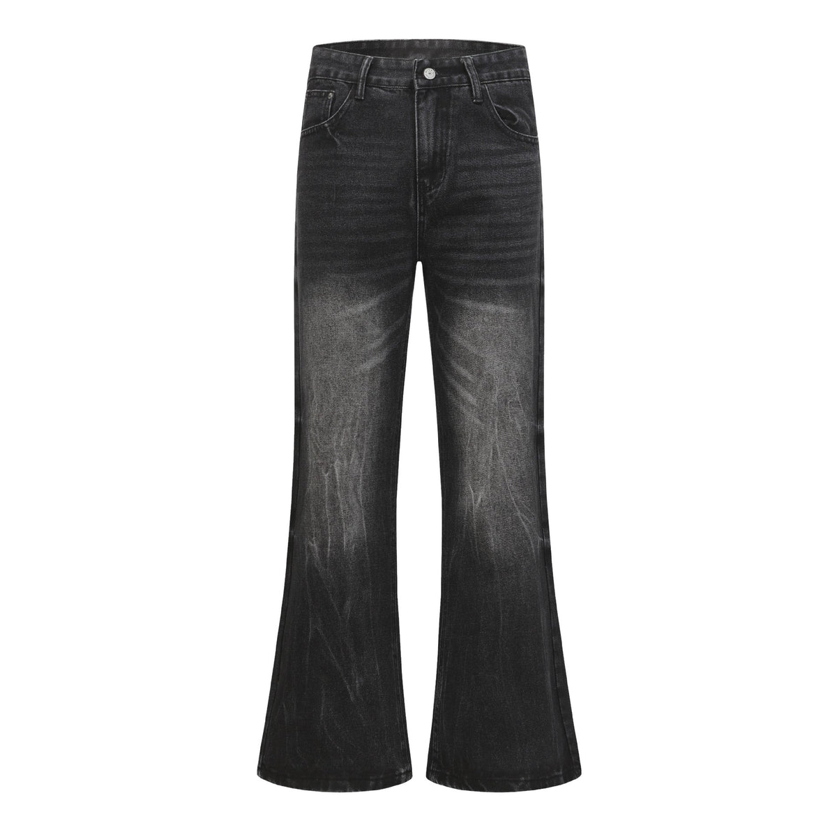 Retro Washed Faded Flared Jeans - OMYGOODS