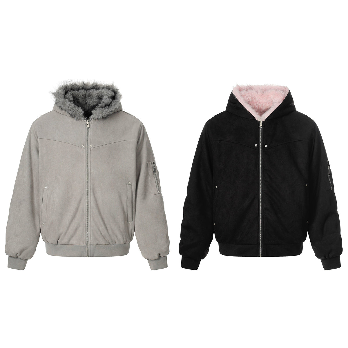 Reversible Fur | Winter Hooded Jacket - OMYGOODS