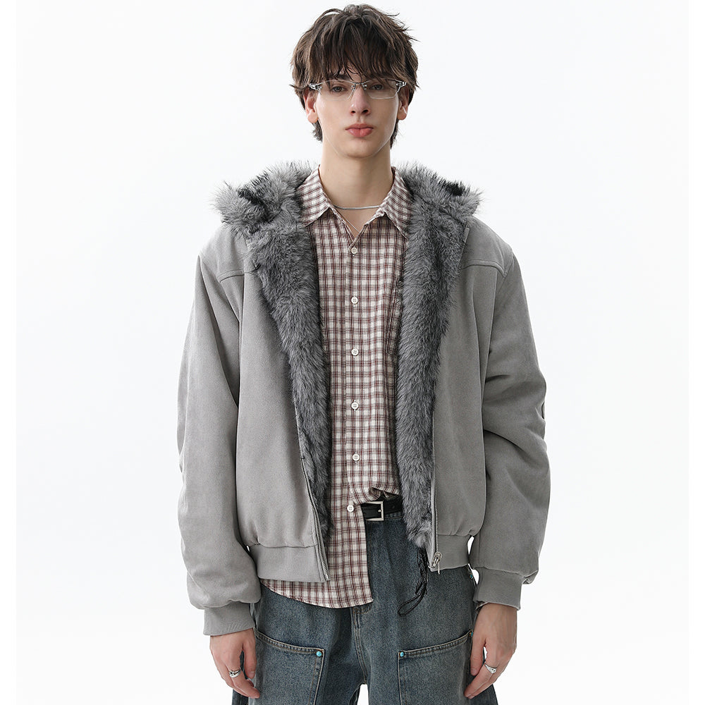 Reversible Fur | Winter Hooded Jacket - OMYGOODS