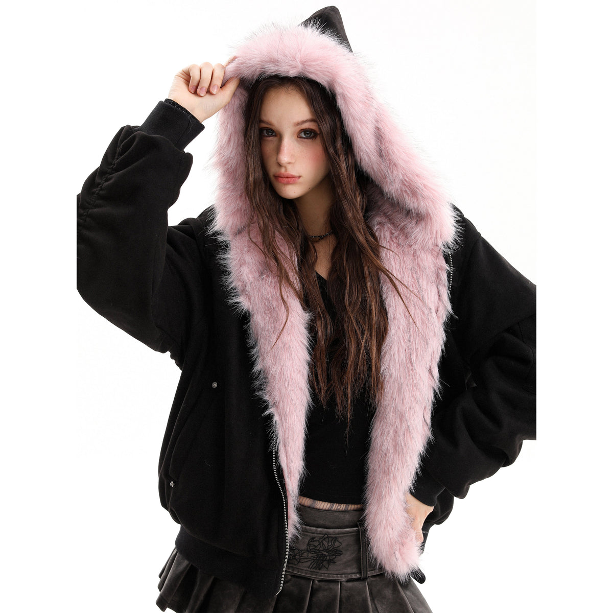 Reversible Fur | Winter Hooded Jacket - OMYGOODS