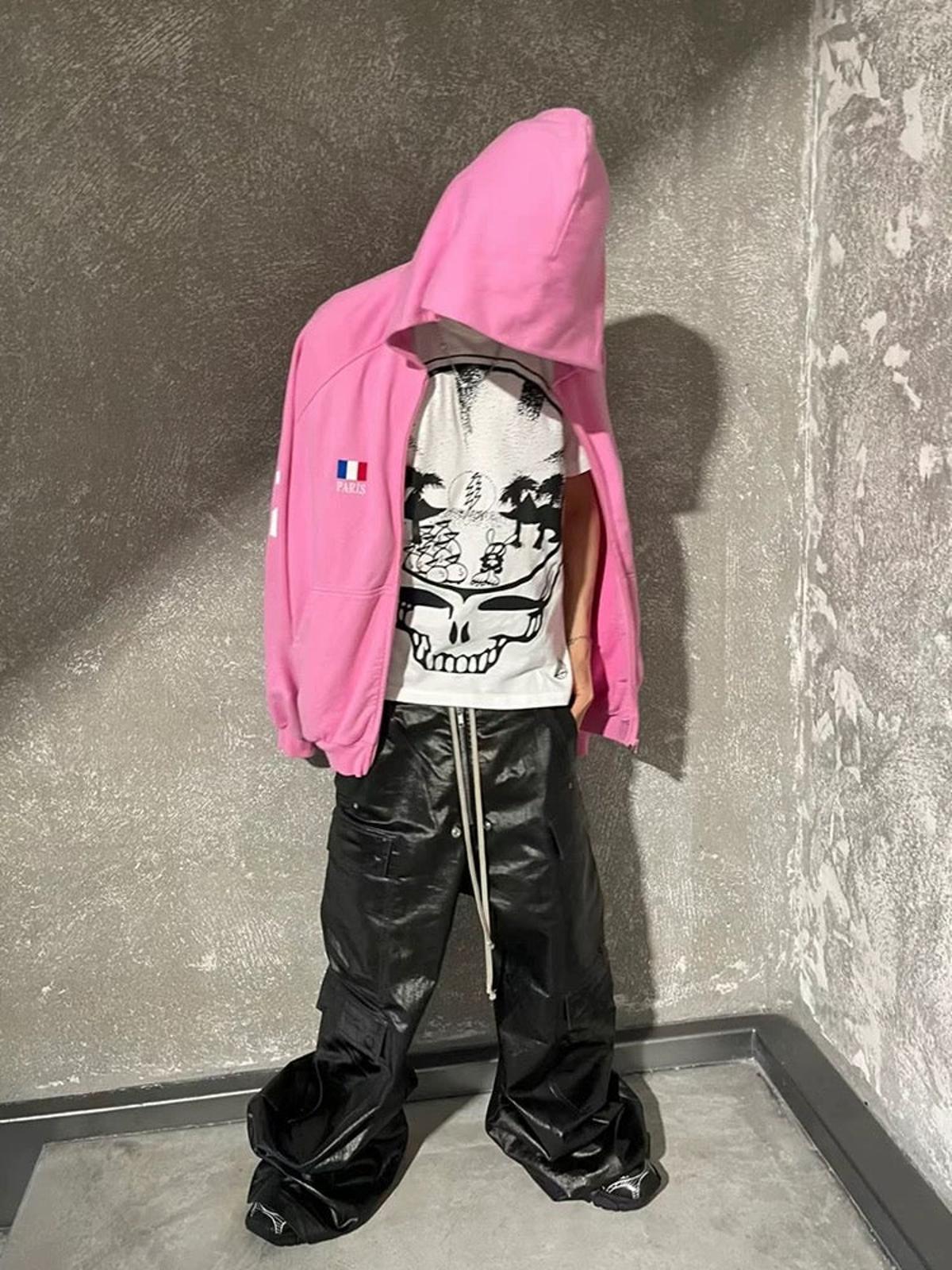 Omygoods RO-Style Multi-Pocket matte coated overalls