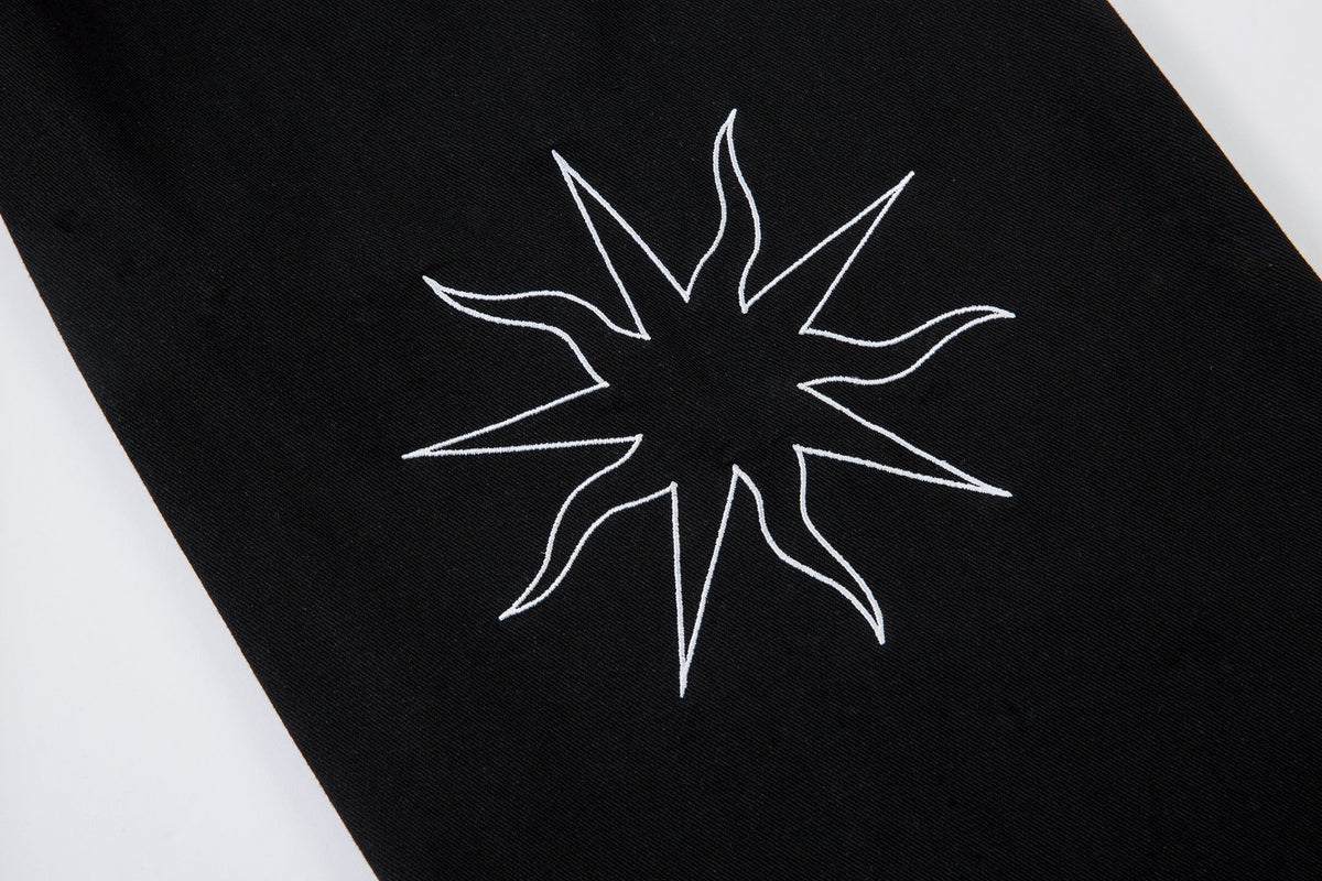 Royal Sigil Embroidery | Denim Jeans - OMYGOODS