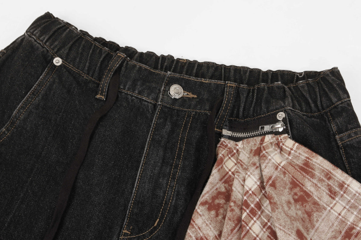 Scarf Detail | Denim Jeans - OMYGOODS