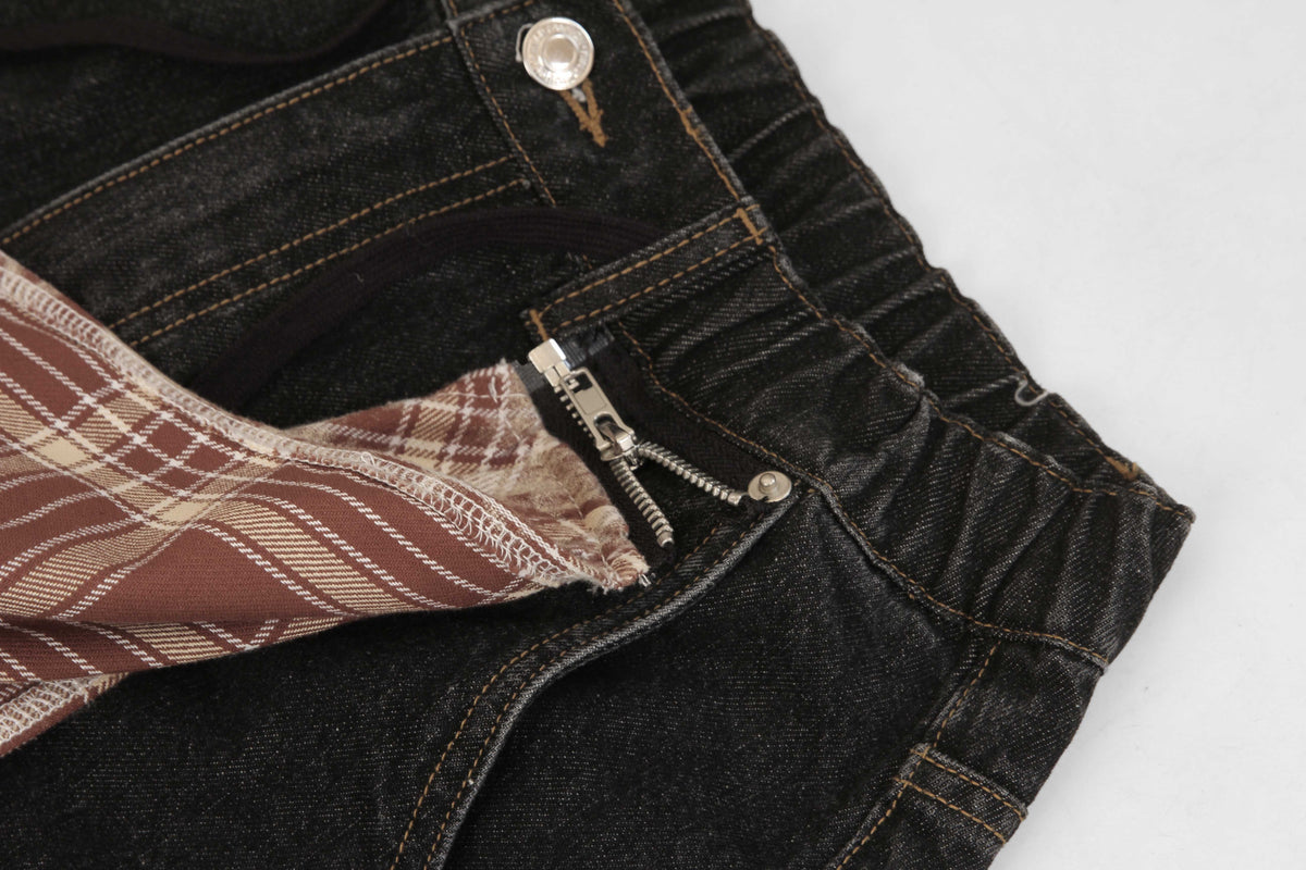 Scarf Detail | Denim Jeans - OMYGOODS
