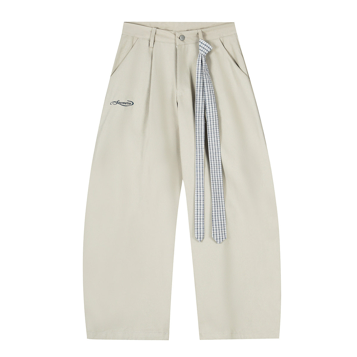 Scarf Plus | Textured Wide-Bottomed Joggers - OMYGOODS