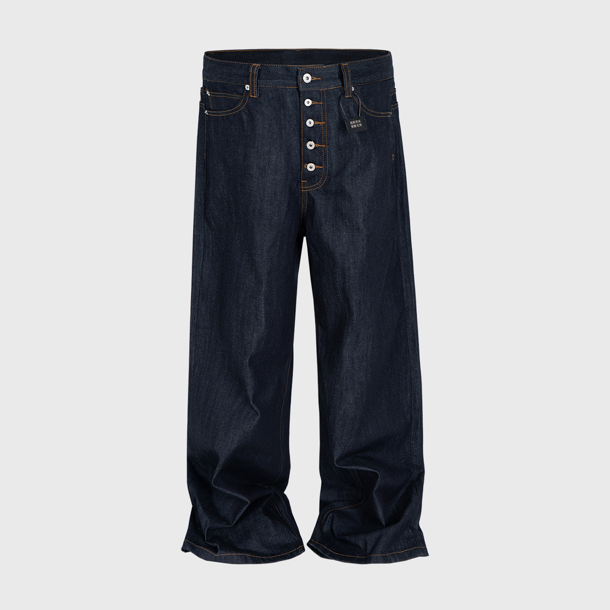 Scimitar 3D Baggy Original Denim Straight Jeans - OMYGOODS