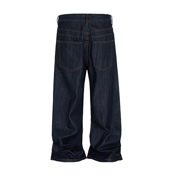 Scimitar 3D Baggy Original Denim Straight Jeans - OMYGOODS
