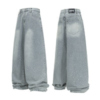 Sparkling Rhinestone | Denim jeans - OMYGOODS