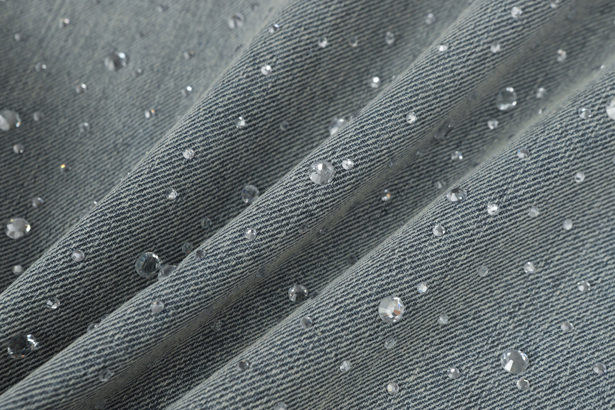Sparkling Rhinestone | Denim jeans - OMYGOODS