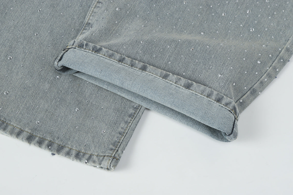 Sparkling Rhinestone | Denim jeans - OMYGOODS
