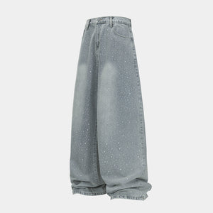 Sparkling Rhinestone | Denim jeans - OMYGOODS